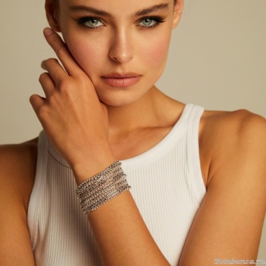 Браслет VIDDA, Eternity, широкий, с кристаллами Swarovski, VD23.2-01775 зеленый Браслет VIDDA, Eternity, широкий, с кристаллами Swarovski, VD23.2-01775 зеленый