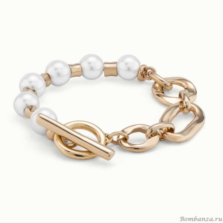 Браслет UNOde50 Pearl & Match с золотом PUL2364BPLORO0L