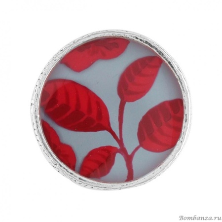 Кольцо Taratata, Rumba, разъемное, с цветной эмалью и смолой, TT-H21-10419-103 (красный)