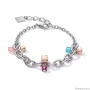 Браслет Coeur de Lion, Multicolor Swarovski 5063/30-1578. Германия
