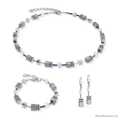 Колье Coeur de Lion, Grey-Silver, 4015/10-1217 Колье Coeur de Lion, Grey-Silver, 4015/10-1217