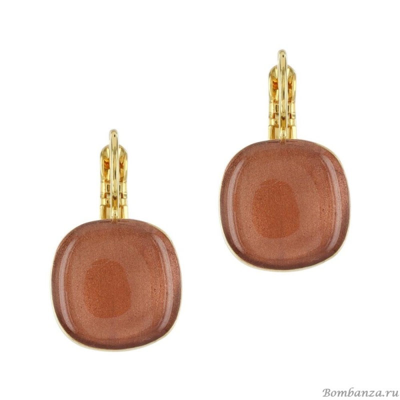 Серьги TARATATA, Manufacture, со смолой, TT-W23-01701-20D коричневый Серьги TARATATA, Manufacture, со смолой, TT-W23-01701-20D коричневый