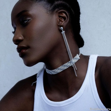 Колье VIDDA, Eternity, с кристаллами Swarovski, VD23.2-01798 голубой