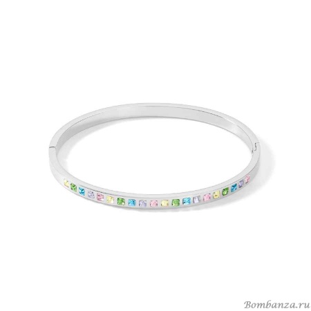 Браслет Coeur de Lion,  Multi-Pastel-Silver 0130/37-1580. Германия