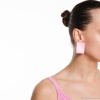 Серьги Katerina Vassou, Peony, геометрический дизайн, KV24.1-308960GPINK розовый Серьги Katerina Vassou, Peony, геометрический дизайн, KV24.1-308960GPINK розовый