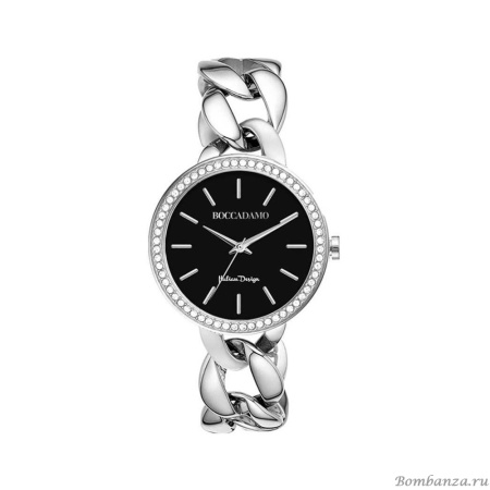 Часы Boccadamo, LadyB Silver Black LB002 BW/S