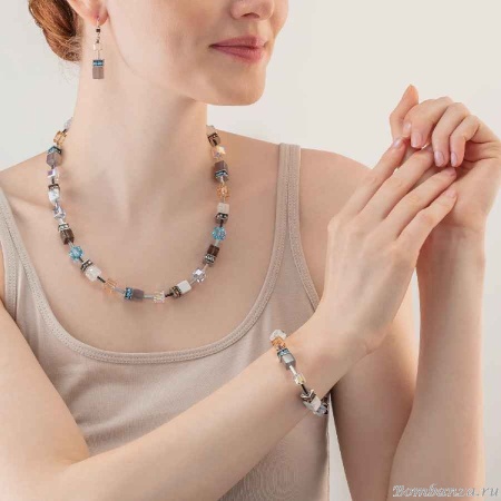 Браслет Coeur de Lion, Aqua-Beige 4505/30-2010 Браслет Coeur de Lion, Aqua-Beige 4505/30-2010. Германия