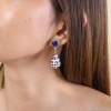 Серьги Nature Bijoux, St.Barth, с аметистом и ракушкой, NB24.2-12-79534 фиолетовый Серьги Nature Bijoux, St.Barth, с аметистом и ракушкой, NB24.2-12-79534 фиолетовый