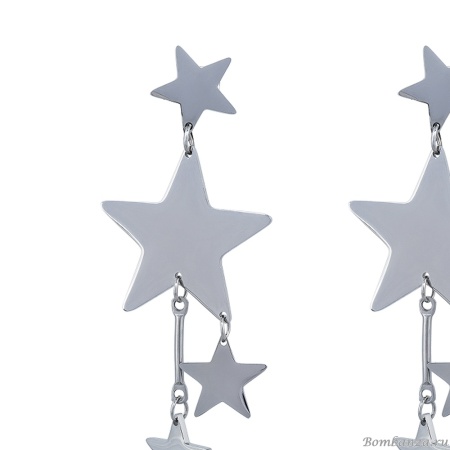 Серьги Fiore Luna, Звезды, ALE0194-S
