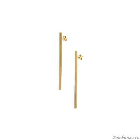Серьги Katerina Vassou, Adelaide, минимализм, KV23-306541G золотистый Серьги Katerina Vassou, Adelaide, минимализм, KV23-306541G золотистый