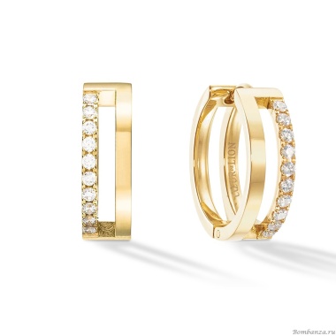 Серьги Coeur de Lion, Crystal-Gold, 0136/21-1816 Серьги Coeur de Lion, Crystal-Gold, 0136/21-1816