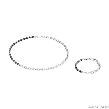 Колье Coeur de Lion, Black, 0909/10-1300 Колье Coeur de Lion, Black, 0909/10-1300
