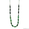 Колье Nature Bijoux, Salonga, агат, авантюрин, гелиотис, жад, рог, NB24.1-15-43031 зеленый
