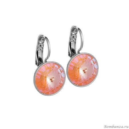 Серьги Fiore Luna, Peach Delite