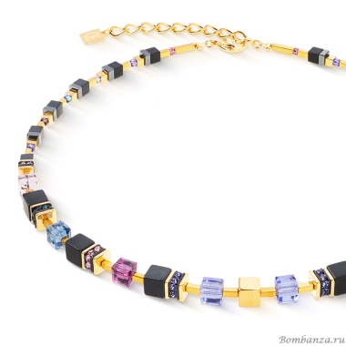 Колье Coeur de Lion, Black-Purple, 3043/10-1308 Колье Coeur de Lion, Black-Purple, 3043/10-1308