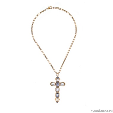 Колье Celeste G, с подвеской-крестом, Swarovski, CS24.2-1141 хрустальный