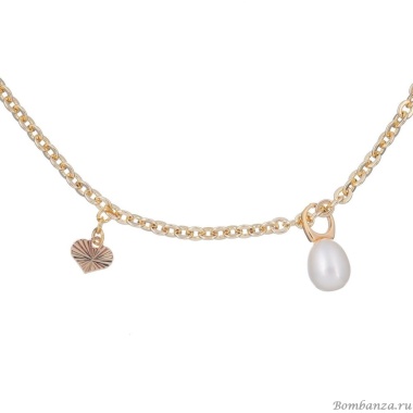 Колье Lanzerotti, Splendore, с жемчугом, LZ-24.08-340 золотистый