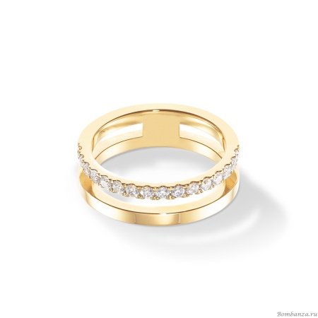 Кольцо Coeur de Lion, Crystal-Gold, 0136/40-1816 60