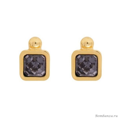 Серьги VIDDA, Caramel, с кристаллом Swarovski, VD22-00887 серый