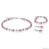 Серьги Coeur de Lion GeoCUBE®, Light Rose, 4016/20-1920. Германия
