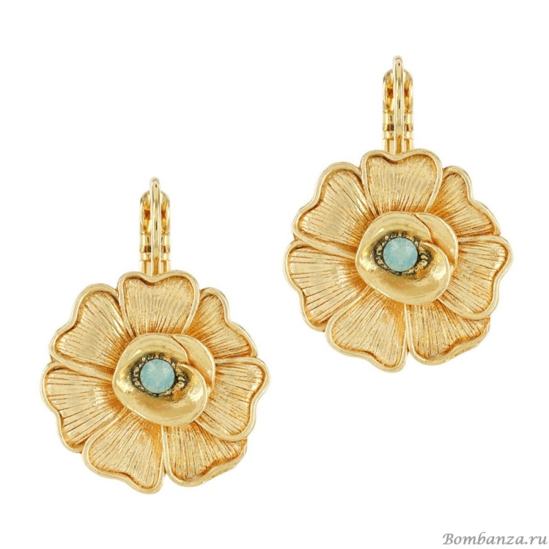 Серьги TARATATA, Paradis, со стразами, TT-E23-07749-204 золотистый