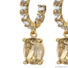 Серьги Dyrberg Kern, BARBARA SG GOLDEN / CRYSTAL, 430038