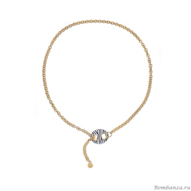 Колье Francesca Bianchi, с эмалью, FB25.2-15T золотистый