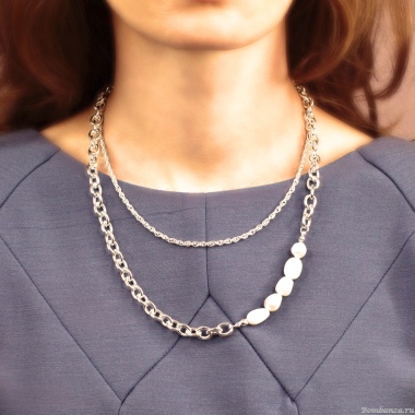 Колье Fiore Luna, Bella Pearle Сarabiner