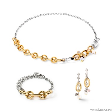 Серьги Coeur de Lion, Bicolour, 4521/21-1637 Серьги Coeur de Lion, Bicolour, 4521/21-1637