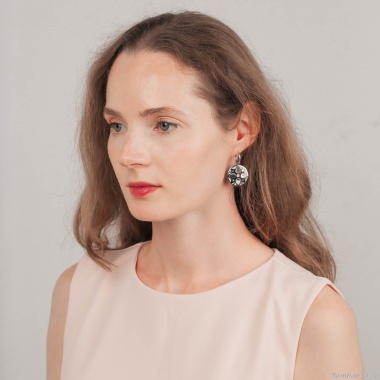 Серьги Fiore Luna,, AE01688-2 BW/S