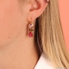 Серьги TARATATA, Manufacture, со смолой и стеклянными бусинами, TT-W23-01702-203 розовый Серьги TARATATA, Manufacture, со смолой и стеклянными бусинами, TT-W23-01702-203 розовый