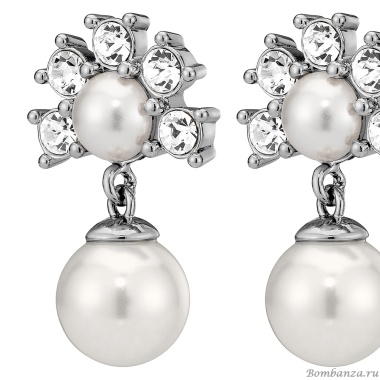 Серьги Dyrberg Kern, VERONICA SS CRYSTAL /WHITE PEARL, 450108 Серьги Dyrberg Kern, VERONICA SS CRYSTAL /WHITE PEARL, 450108