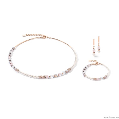 Серьги Coeur de Lion, Light Rose, 4354/21-1920 Серьги Coeur de Lion, Light Rose, 4354/21-1920