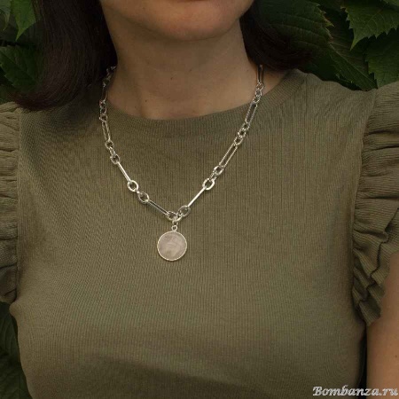 Колье Fiore Luna, ROSE QUARTZ