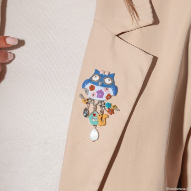 Брошь Shadore, Сова с домиком