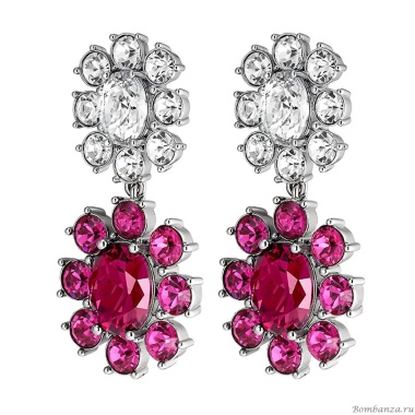 Серьги Dyrberg Kern, LINA SS PINK/CRYSTAL, 440059 Серьги Dyrberg Kern, LINA SS PINK/CRYSTAL, 440059