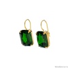 Серьги Catherine Bijoux, Crystal diva, с кристаллом, CB25.1-5281FG зеленый