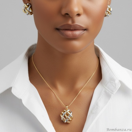 Комплект Fiore Luna, колье+серьги, SG205896E-001 G