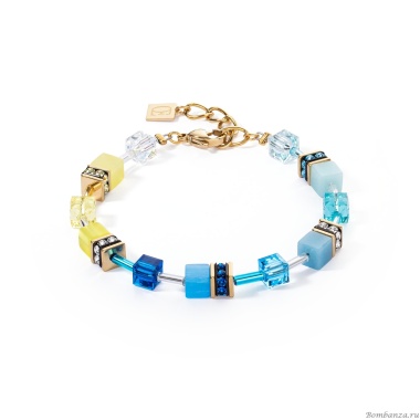 Браслет Coeur de Lion, Turquoise-Yellow, 2838/30-0601 Браслет Coeur de Lion, Turquoise-Yellow, 2838/30-0601. Германия