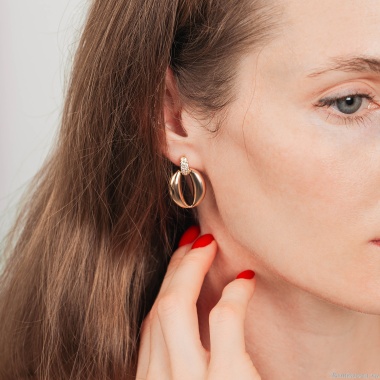 Серьги Fiore Luna,, ABE28324-04 G Серьги Fiore Luna,, ABE28324-04 G