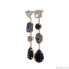 Серьги Moon Paris, Ringo Queen, асимметричные, с кристаллами, MRQ-24.05-004 черный Серьги Moon Paris, Ringo Queen, асимметричные, с кристаллами, MRQ-24.05-004 черный