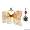 Серьги Moon Paris, Ringo Queen, асимметричные, бант, кристаллы, MRQ-24.05-006 желтый Серьги Moon Paris, Ringo Queen, асимметричные, бант, кристаллы, MRQ-24.05-006 желтый