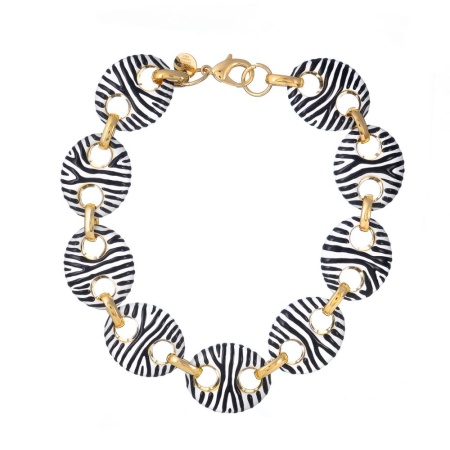 Колье Francesca Bianchi, с эмалью, FB25.2-BS21 золотистый