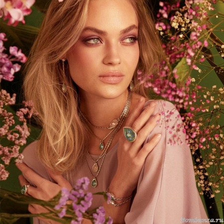 Кольцо VIDDA, Bloom, с австрийским кристаллом, VD23-01707 зеленый, 16,5