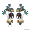 Серьги TARATATA, Papong, смола, бусины, стразы, тигровый глаз, TT-E24-11998-10M серебристый Серьги TARATATA, Papong, смола, бусины, стразы, тигровый глаз, TT-E24-11998-10M серебристый