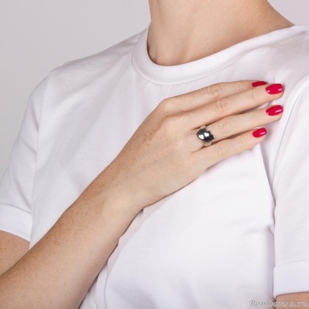 Кольцо Moon Paris, Ringo, MR-21.06-215 серебристый, 16,5 Кольцо Moon Paris, Ringo, MR-21.06-215 серебристый, 16,5