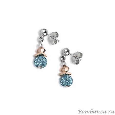 Серьги Coeur de Lion, Aqua, 4868/21-2000. Германия
