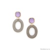 Серьги Nature Bijoux, Lavender, ракушка Capiz в смоле, эбеновое дерево, NB25.1-12-90100 сиреневый Серьги Nature Bijoux, Lavender, ракушка Capiz в смоле, эбеновое дерево, NB25.1-12-90100 сиреневый
