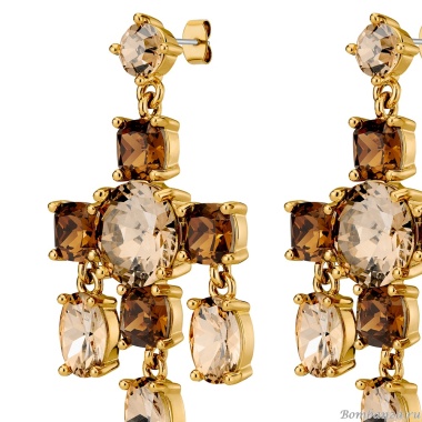Серьги Dyrberg Kern, LEONORA SG GOLDEN /BROWN, 450000 Серьги Dyrberg Kern, LEONORA SG GOLDEN /BROWN, 450000