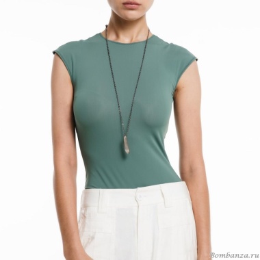 Колье Katerina Vassou, Snowdrop, с кварцевым кристаллом, KV24.1-309024B серебристый Колье Katerina Vassou, Snowdrop, с кварцевым кристаллом, KV24.1-309024B серебристый